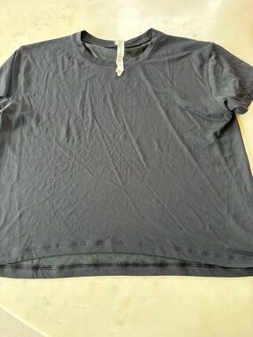 lululemon athletica Black Short Sleeve Performance Tee